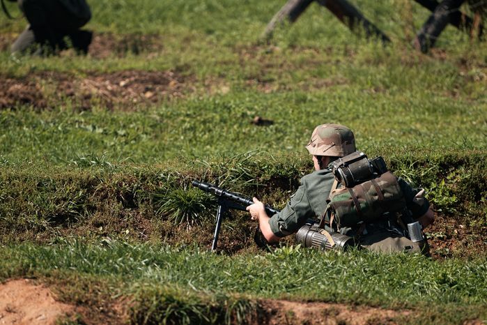 Военно-историческая реконструкция «Огненная дуга» в Одинцовском округе, посвященная Курской битве