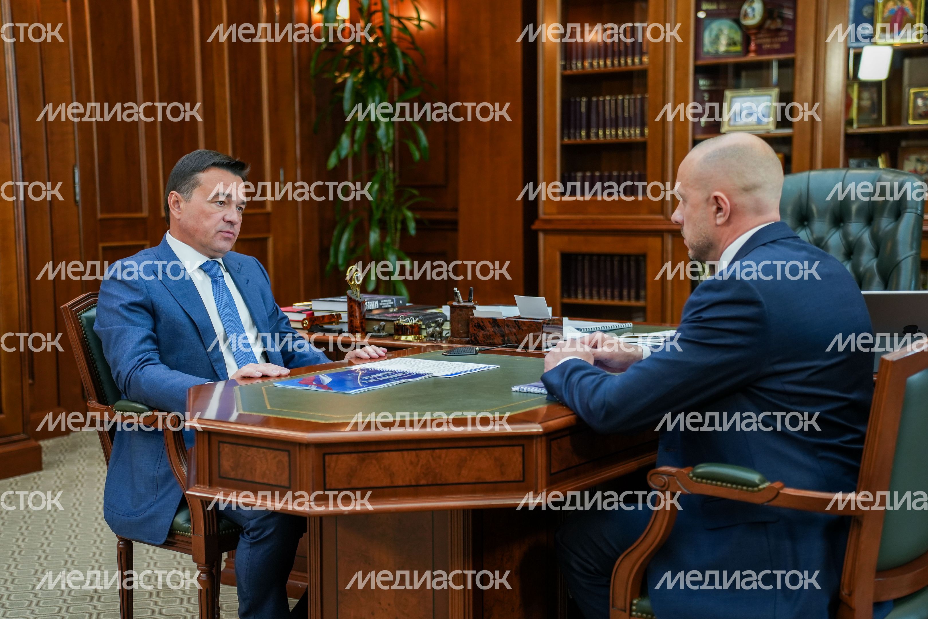 Встреча Губернатора Андрея Воробьева и Главы Солнечногорска Константина Михалькова