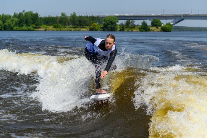 Чемпионат Московской области по серфингу на Пироговском водохранилище в Долгопрудном
