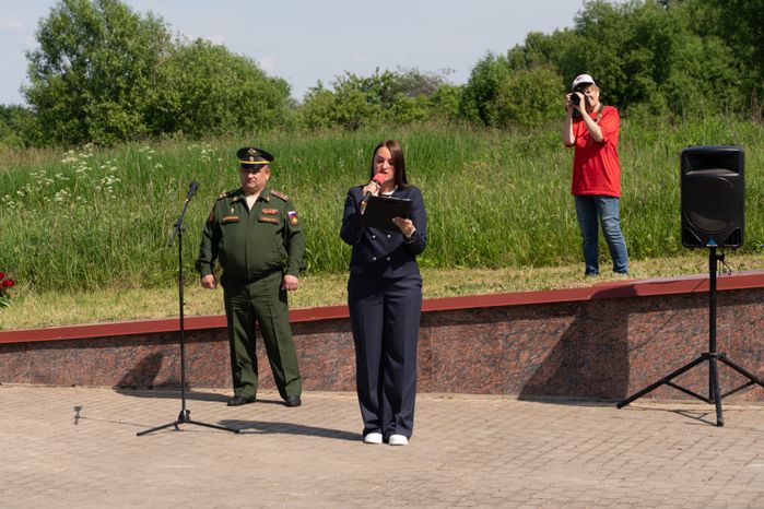 Перезахоронение солдат ВОВ в деревне Ельня