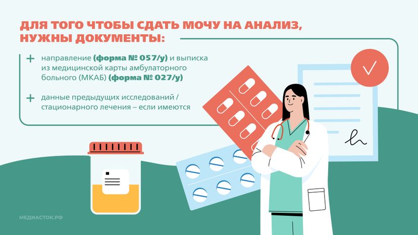 Подготовка к исследованию мочи Горизонталь 02