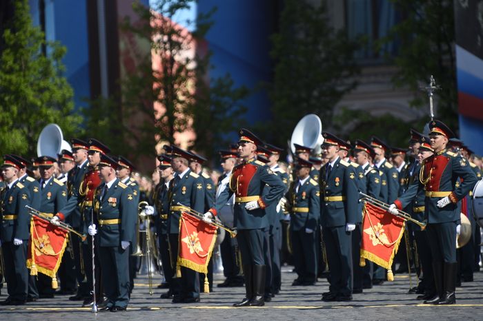 Парад Победы на Красной площади в Москве