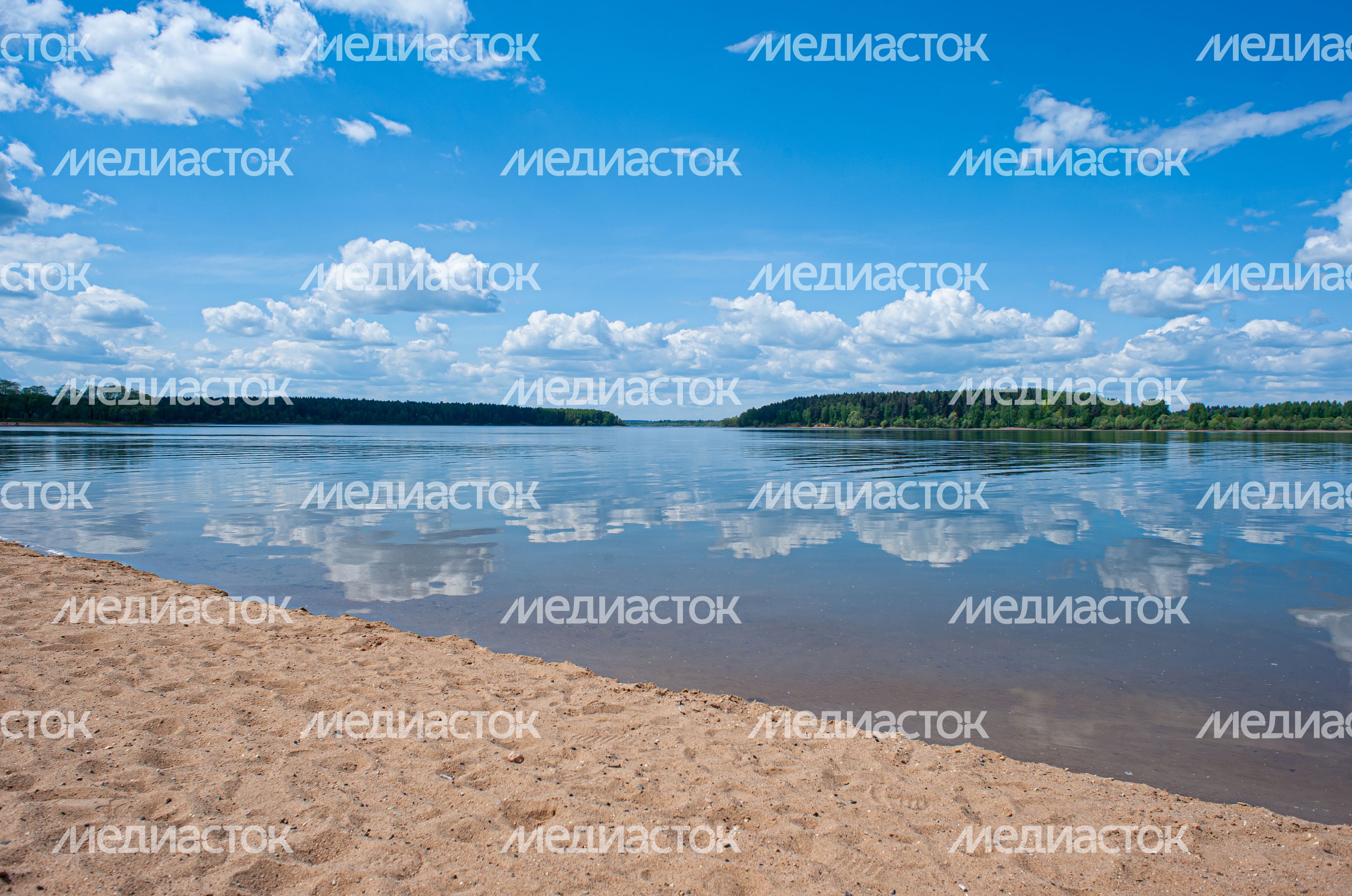 Весенние виды города Руза