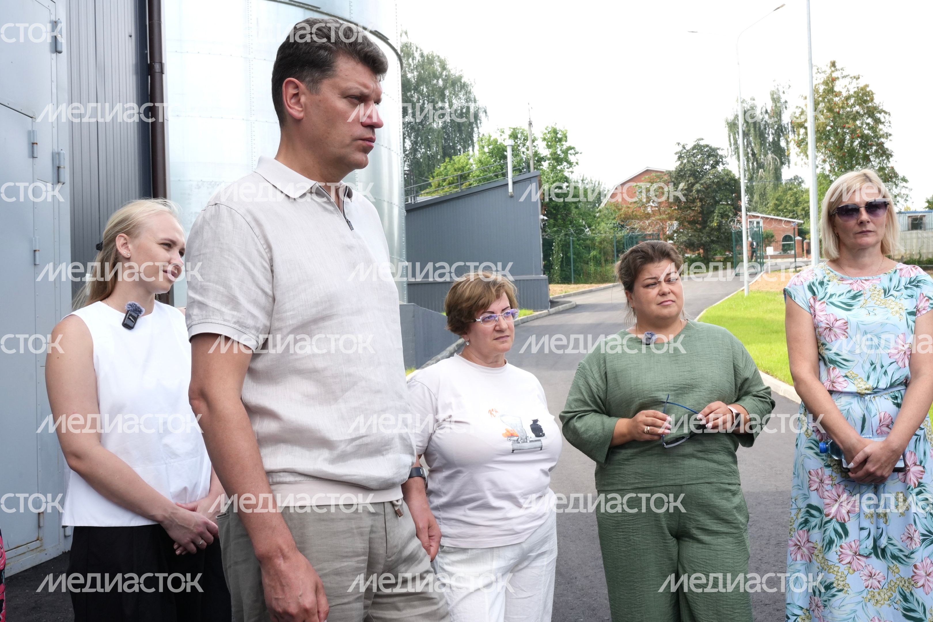 Депутат Госдумы Денис Кравченко проверил ход реконструкции ВЗУ №1 в Яхроме