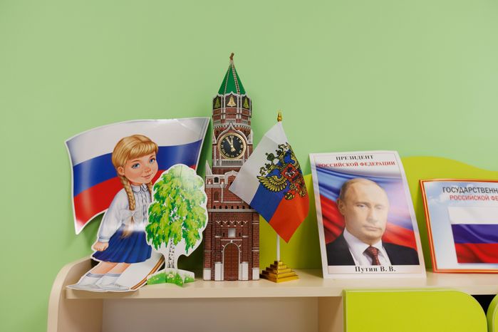 Игровая комната в детском саду №55 «Аленушка» поселка Зверосовхоза Пушкинского округа после капитального ремонта