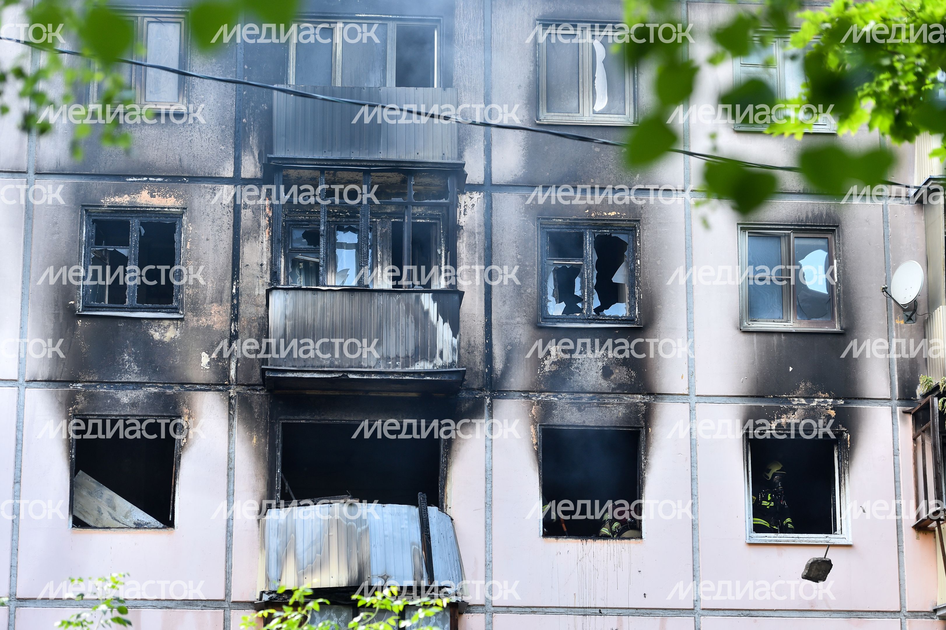 Кадры с места взрыва в доме на улице Проходчиков в Москве