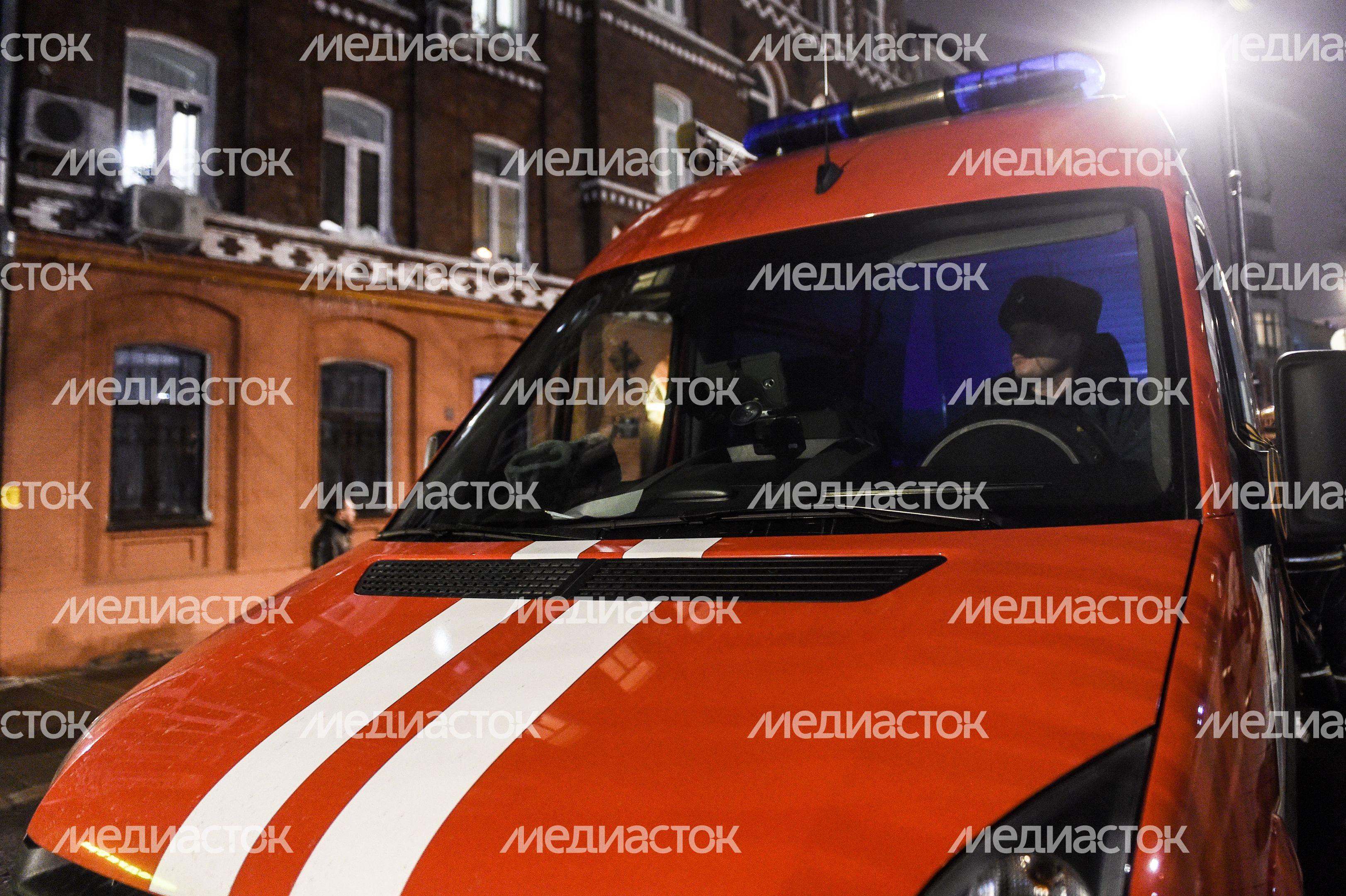 Обрушение кровли реконструируемого здания центре Москвы