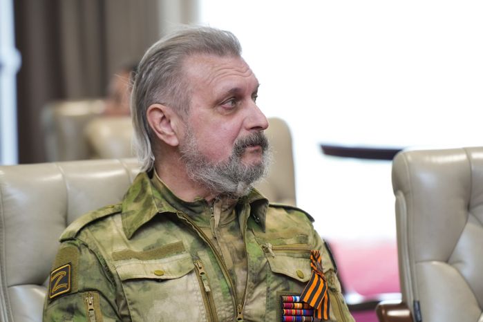 Вручение госнаград подмосковным добровольцам из отряда БАРС