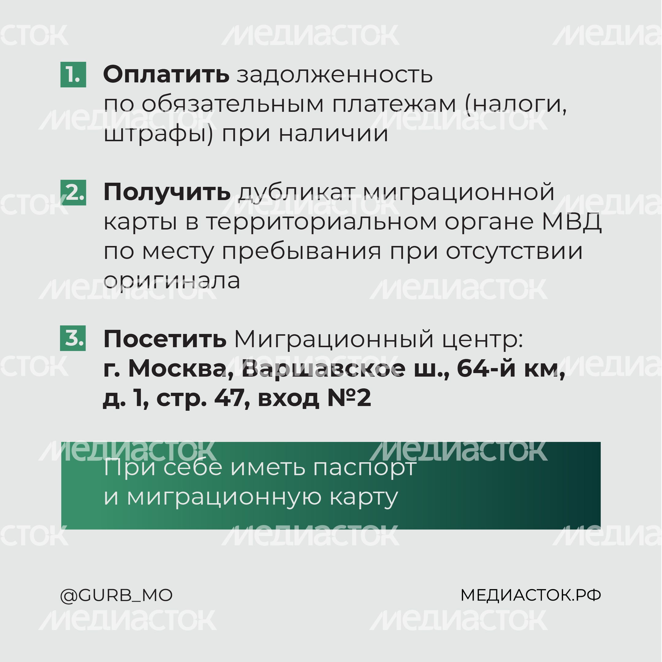 Памятка для трудовых мигрантов квадрат 22