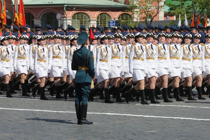Парад Победы на Красной площади в Москве