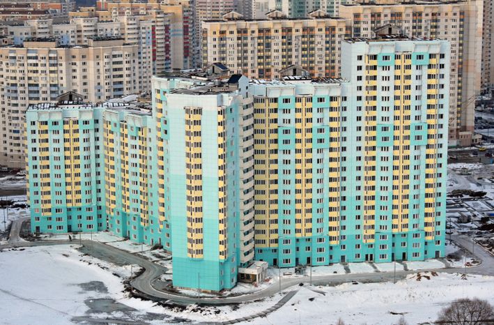 Долгострой в микрорайоне Павшинская Пойма в Красногорске