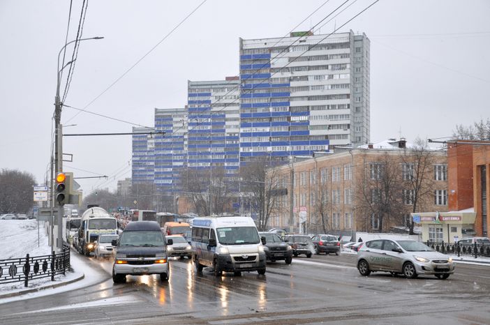 Автомобильное движение в Подольске