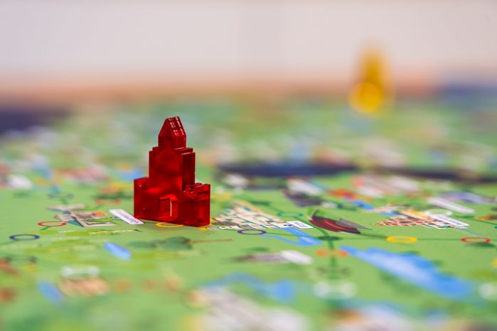 Карта Московской области с достопримечательностями в Центральной библиотеке «Книгополис» Наро-Фоминска