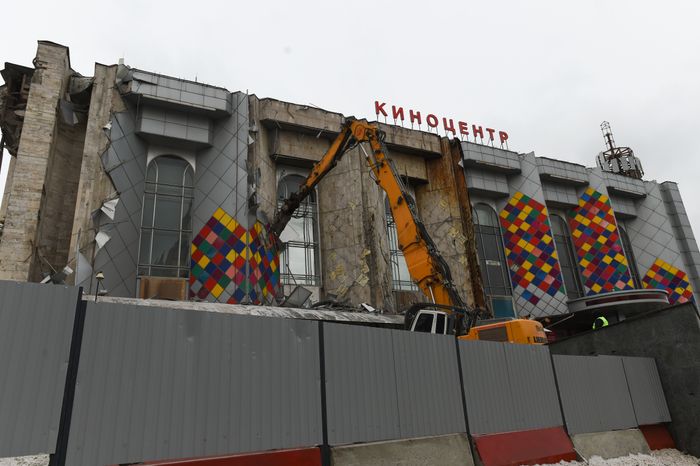 Снос кинотеатра «Соловей» в Москве
