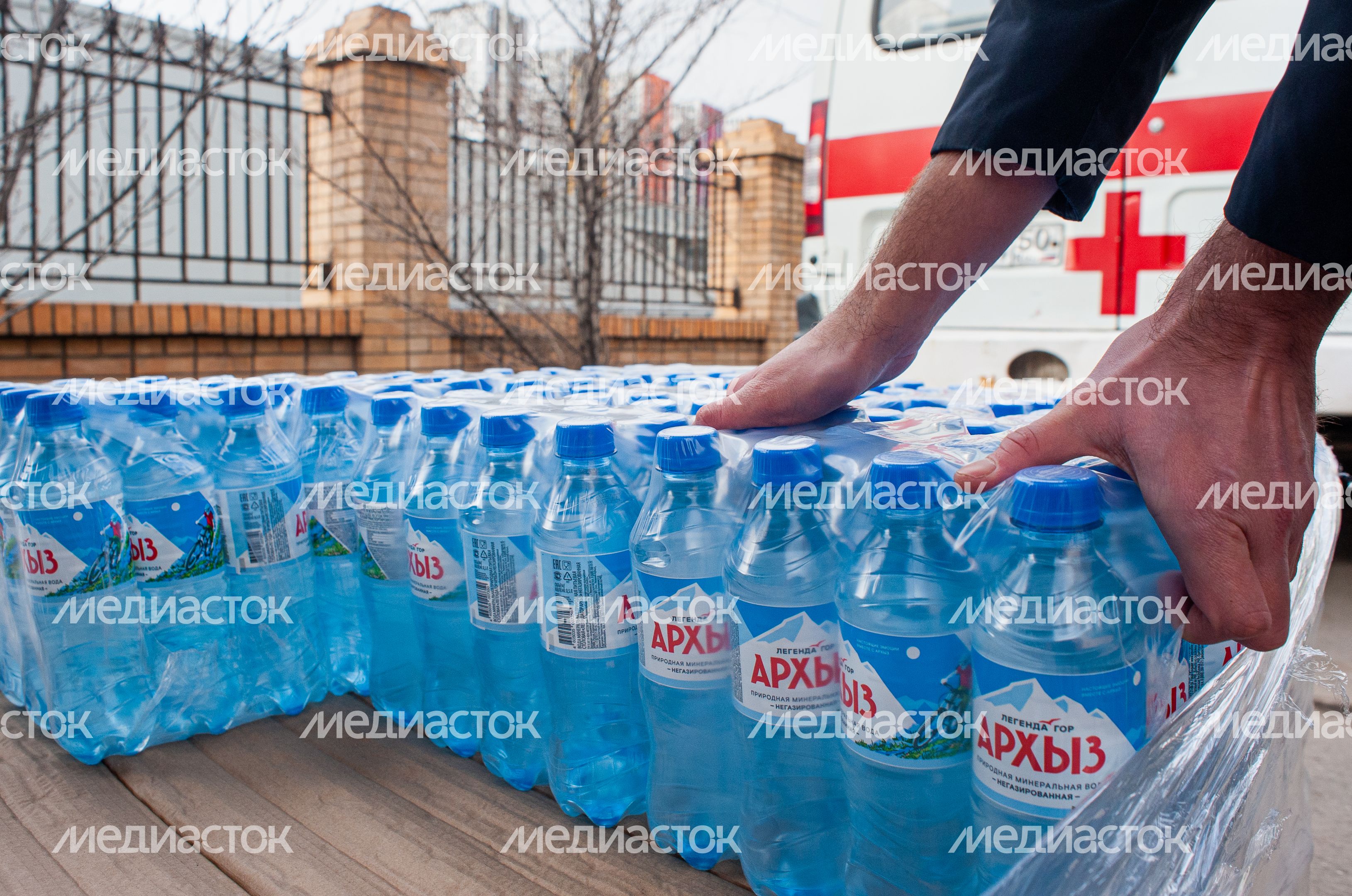 Благотворительная акция совместно с ОНФ в Московской областной станции скорой медицинской помощи города Красногорска