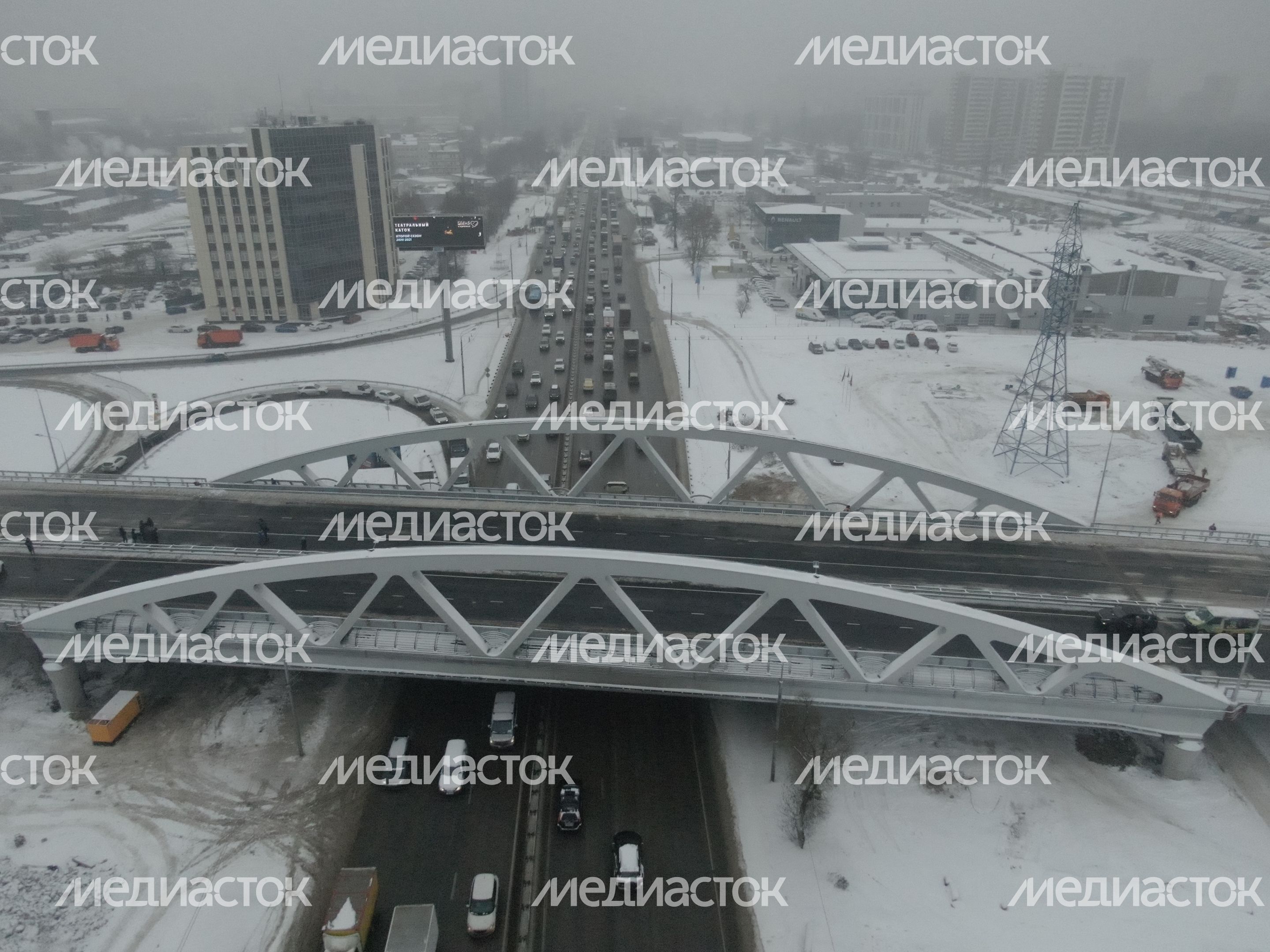 Открытие транспортной развязки на пересечении федеральной автомобильной дороги М-10 «Россия» и улицы Репина в Химках