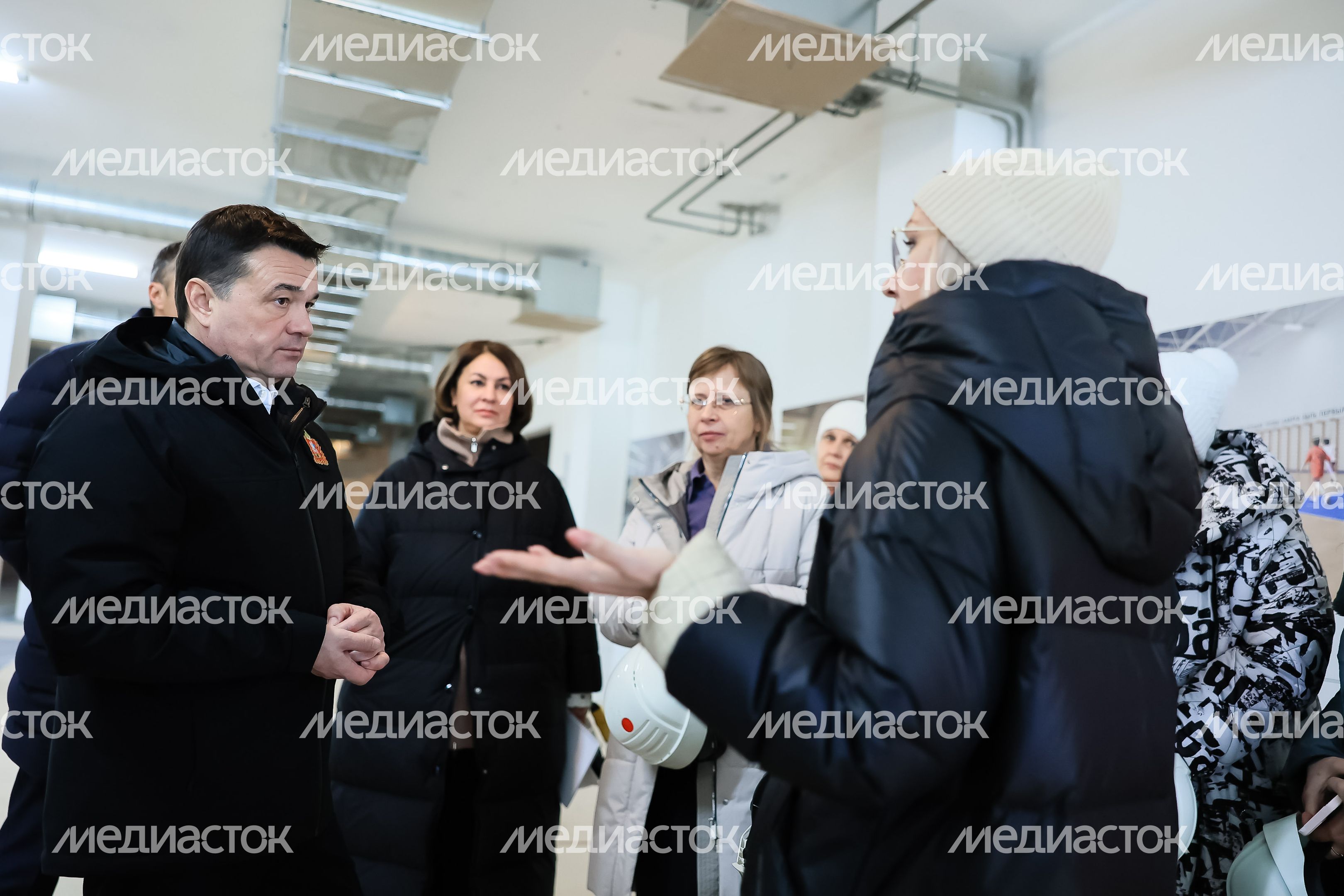 Проверка губернатором строительства школы в Люберцах