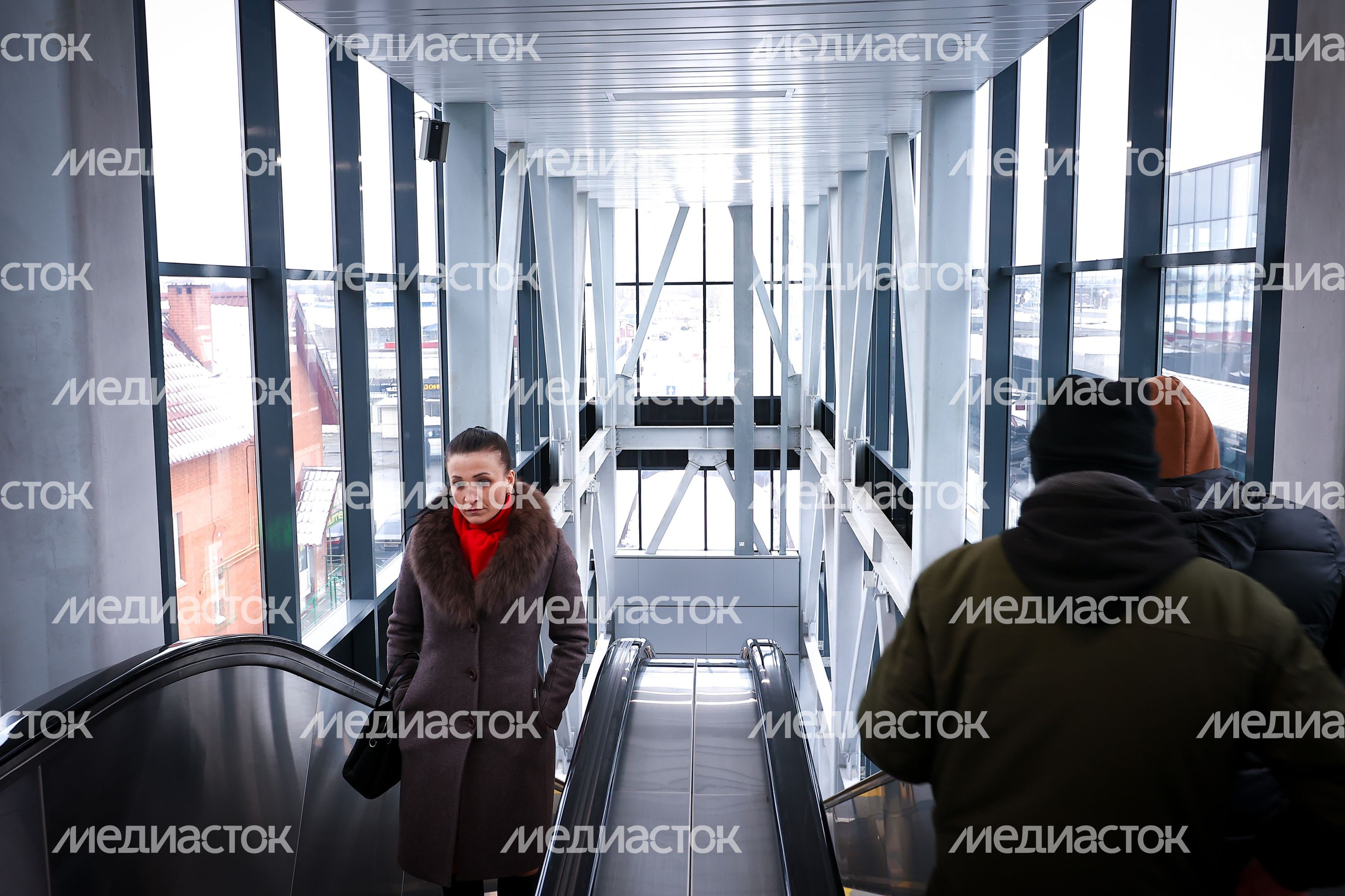 Поездка губернатора Подмосковья в электричке
