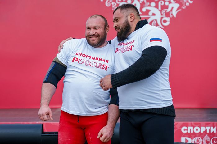 Богатыри на международной выставке-форуме "Россия"