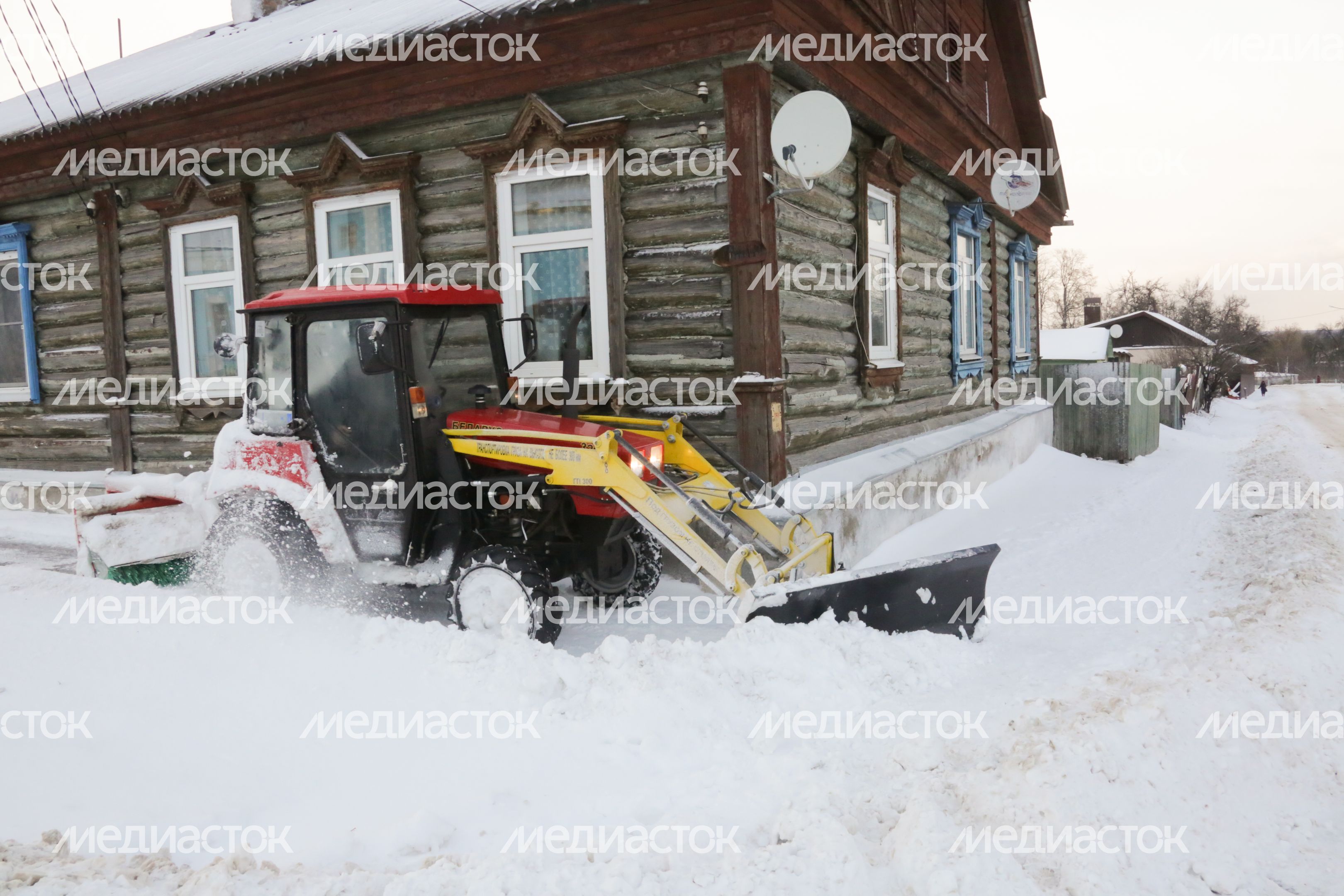Уборка снега в Кашире