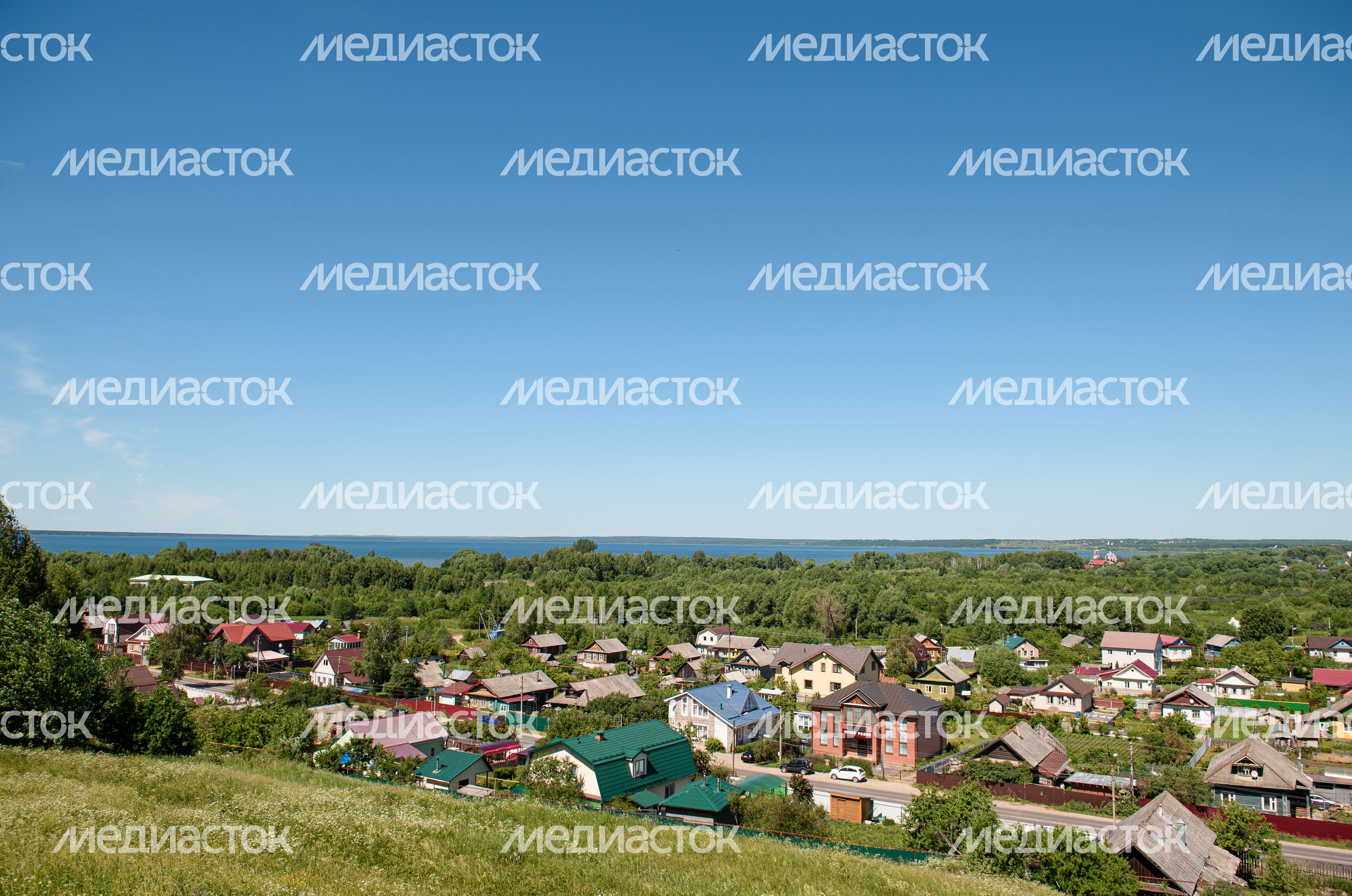 Летние виды Горицкого Успенского монастыря