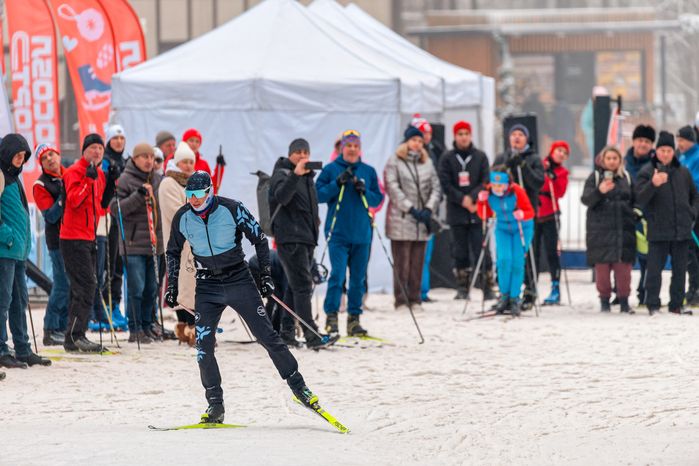 Тренировка для лыжников от Олимпийского чемпиона Александра Легкова в Одинцово