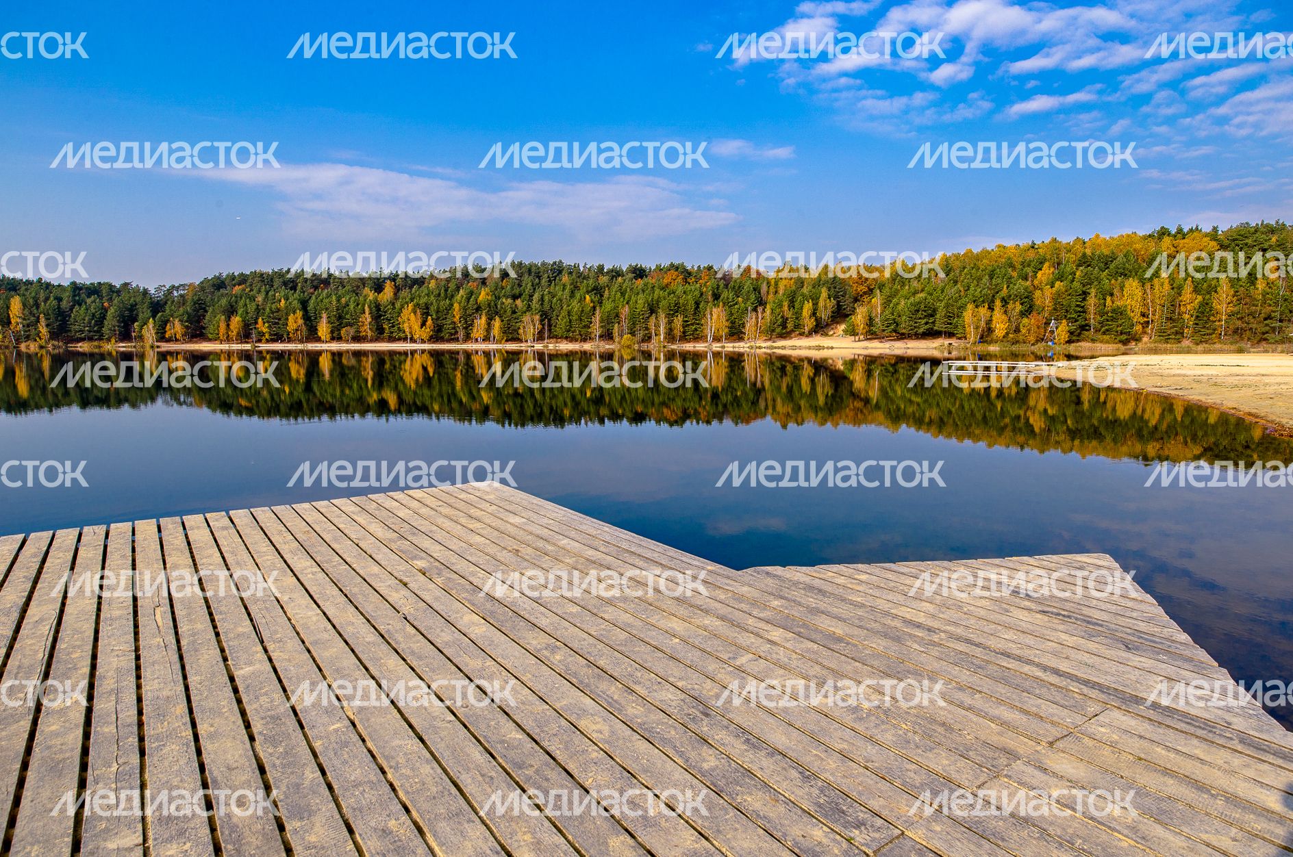 Осенние виды Волкушинского карьера