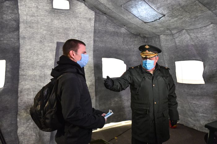 Отправка призывников к местам прохождения военной службы с городского сборного пункта Военного комиссариата города Москвы