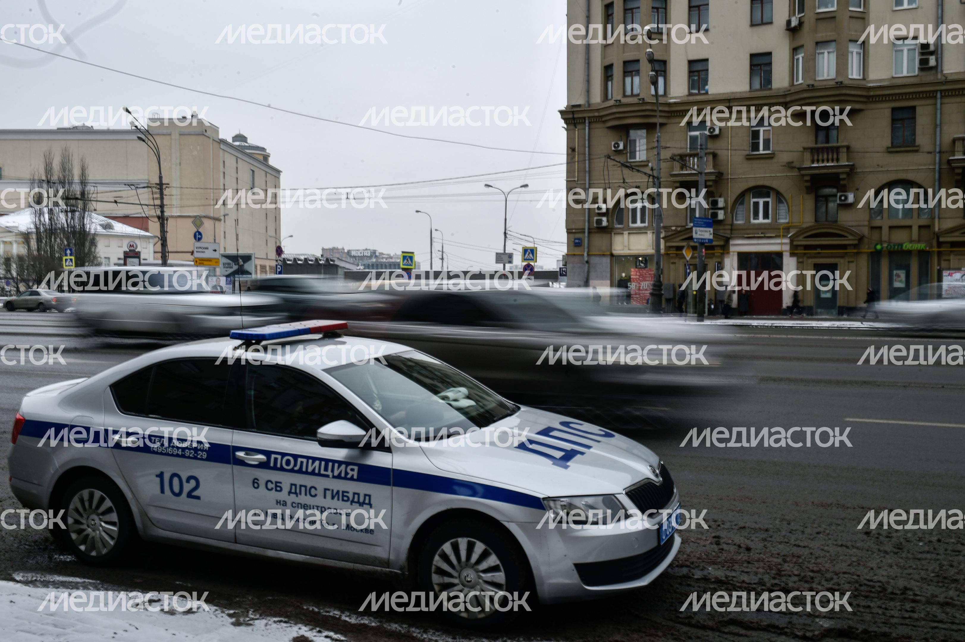 Дорожная ситуация в Москве