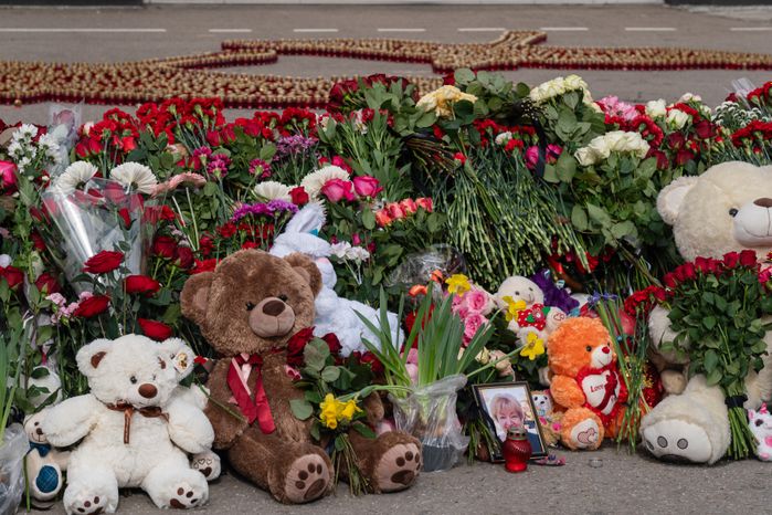 Мемориал памяти погибших в «Крокус Сити Холле» в Красногорске