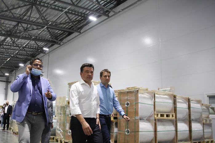 Встреча Губернатора Подмосковья с управляющим директором «Uflex Group» Ашоком Чатурведи