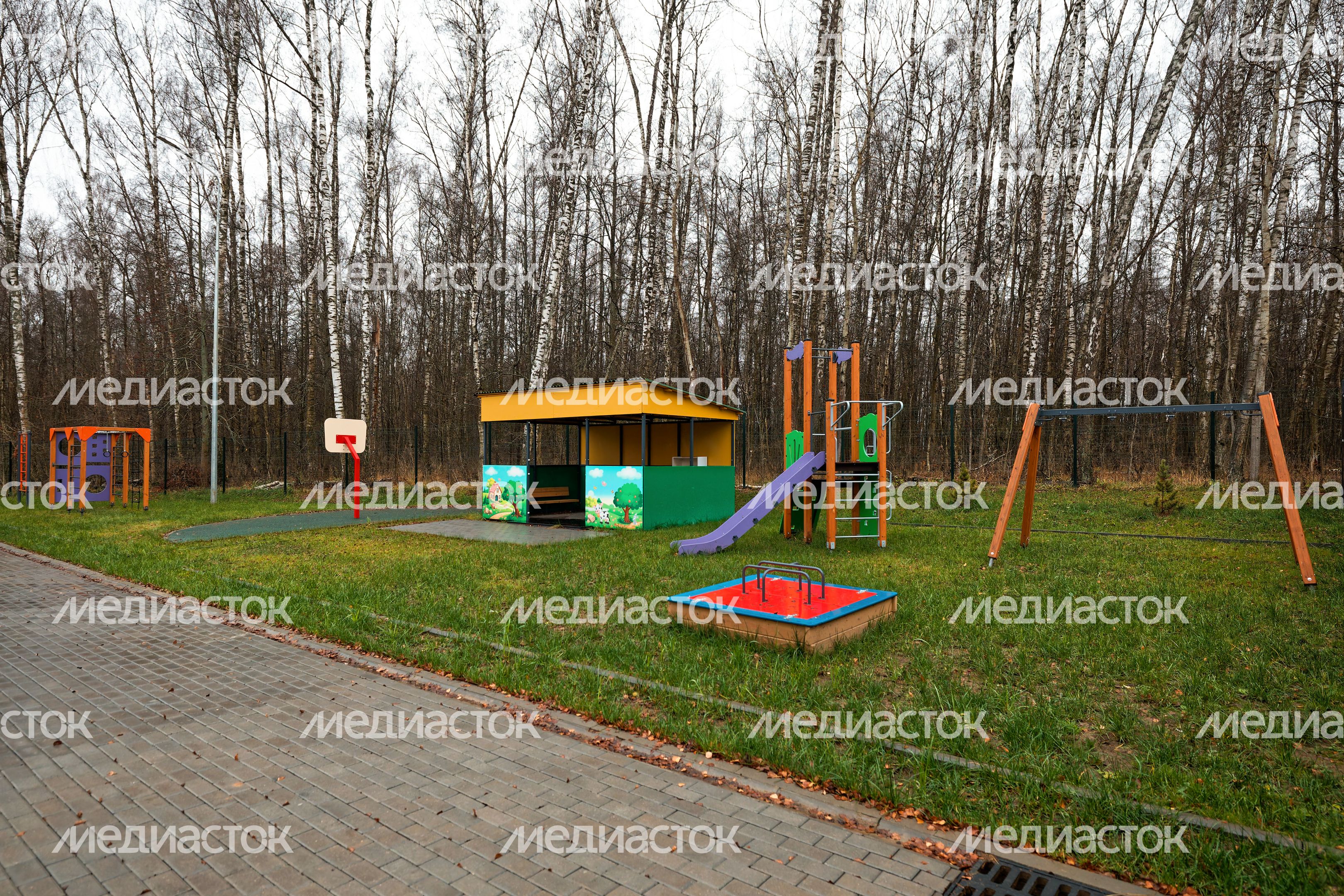Новый детский сад образовательного комплекса «Бородино» в деревне Бережки округа Подольск Новый детский сад образовательного комплекса «Бородино» в деревне Бережки округа Подольск