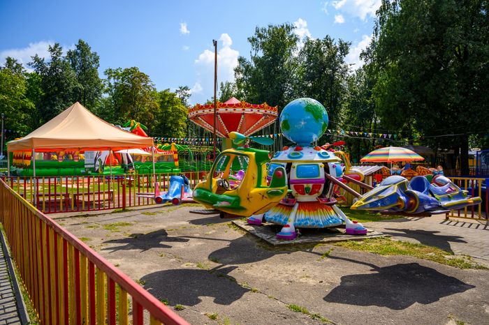 Аттракцион в городском парке культуры и отдыха «Пегас» в Егорьевске