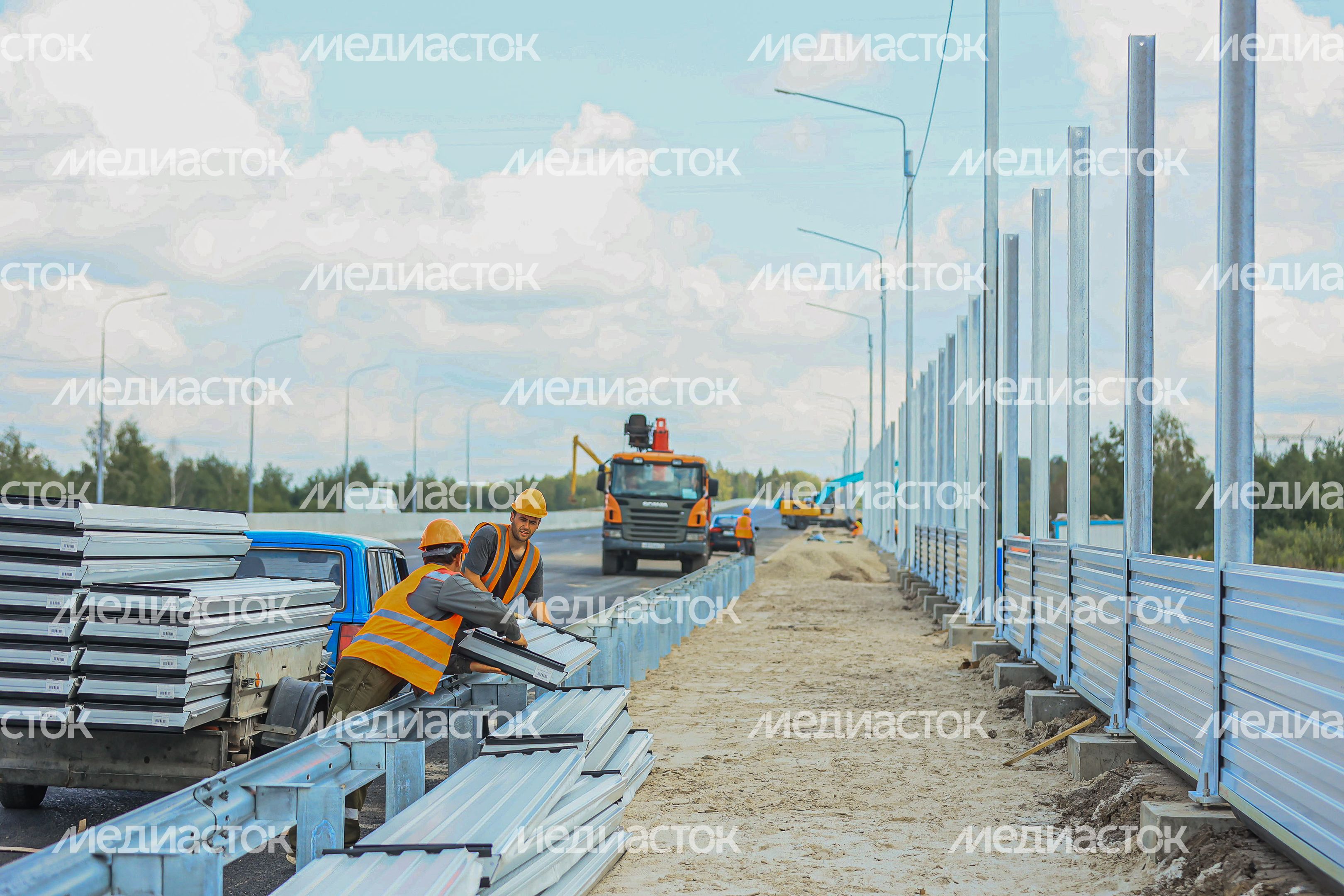 Проверка хода строительства подмосковного участка М-12 «Москва-Казань» Губернатором Подмосковья