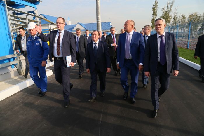 Открытие газового контрольно-распределительного пункта в Ленинском районе