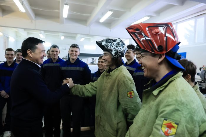 Посещение Губернатором Павлово-Посадского Техникума