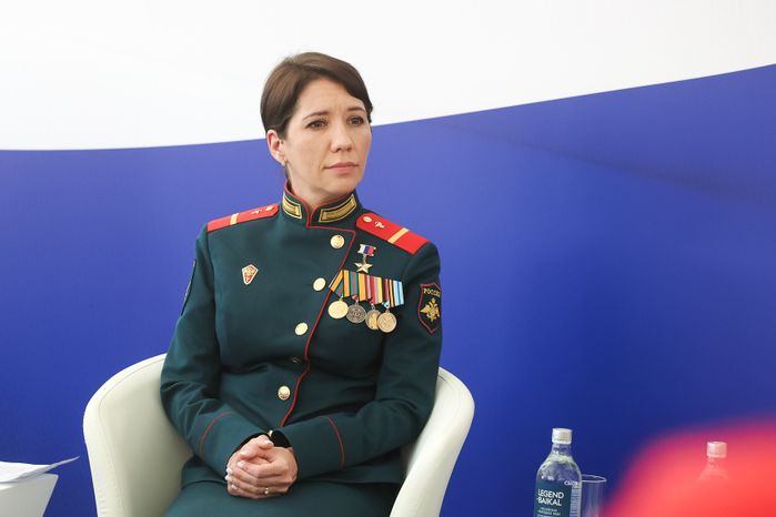 Людмила Болилая на фестивале регионального движения "Волонтеры Подмосковья"
