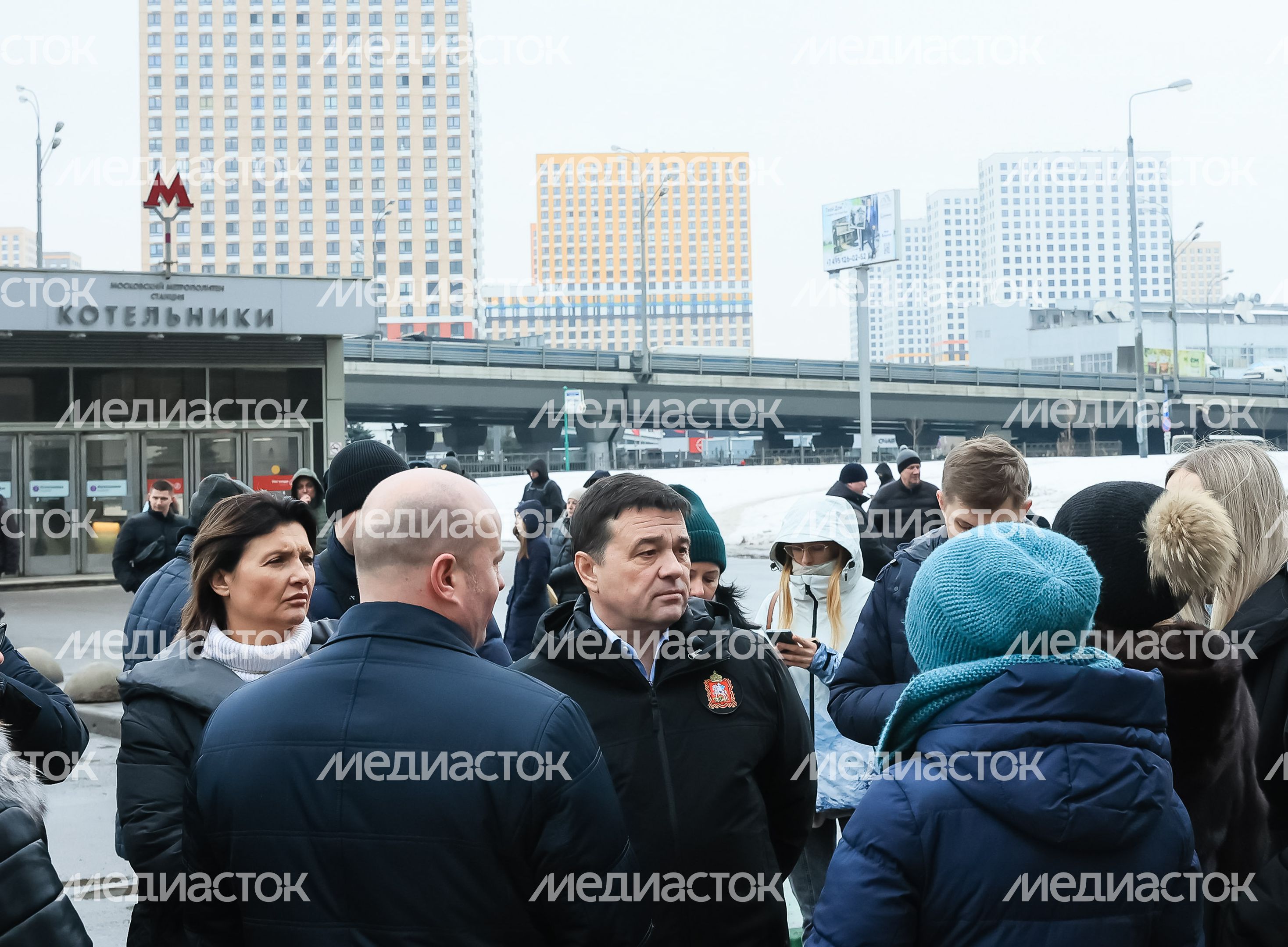 Посещение губернатором пересадочного узла в Котельниках