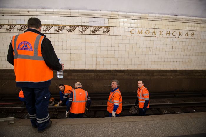 Диагностический поезд «Синергия 2» в Московском метрополитене