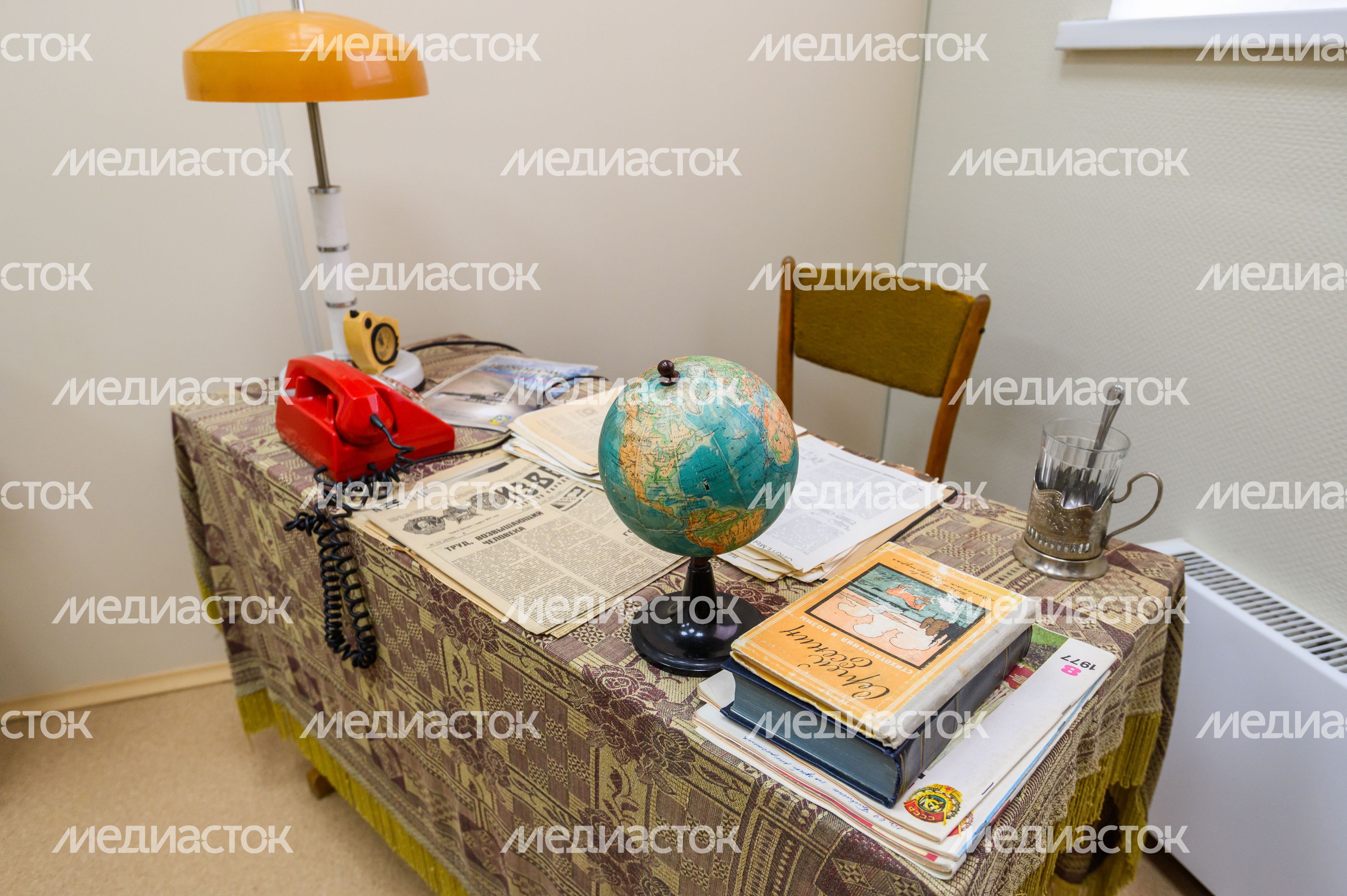 Музей, посвященный герою СССР Василию Молокову, в Молоковской школе в Ленинском округе