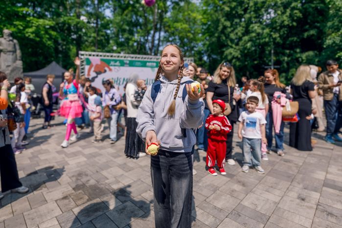 Праздник в честь Дня защиты детей в парке им. Л.Н. Толстого в Химках