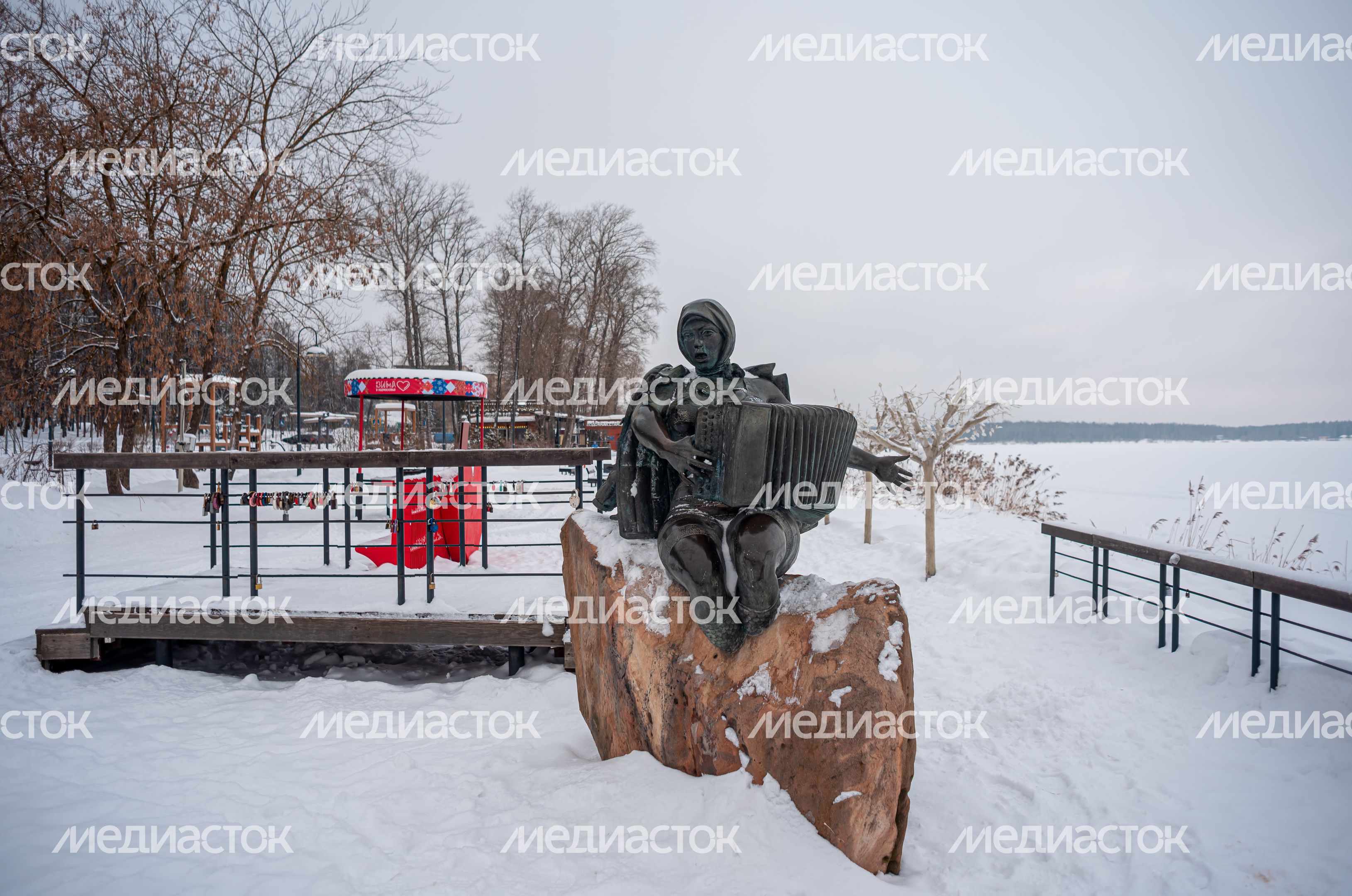 Зимние виды города Солнечногорск