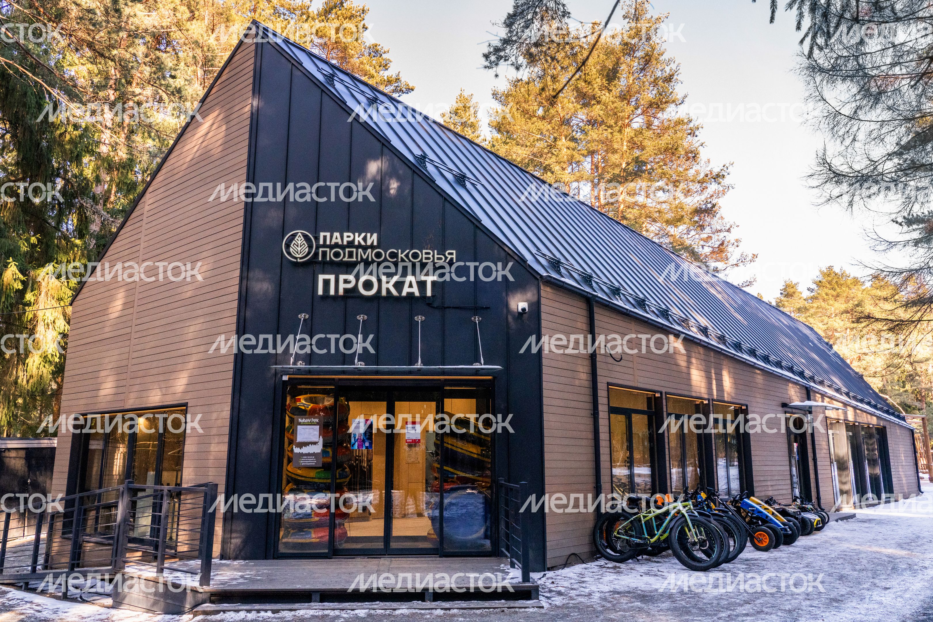 Зима в лесопарке «Шишкин лес»