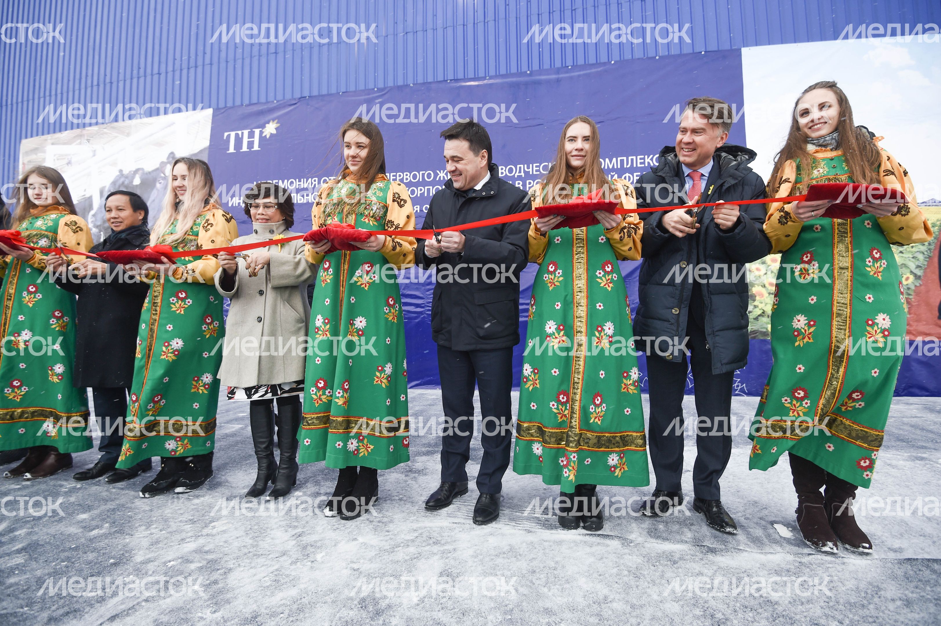 Открытие нового молочного комплекса TH True Milk в Подмосковье, 2 часть