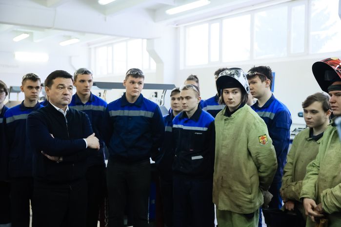 Посещение Губернатором Павлово-Посадского Техникума