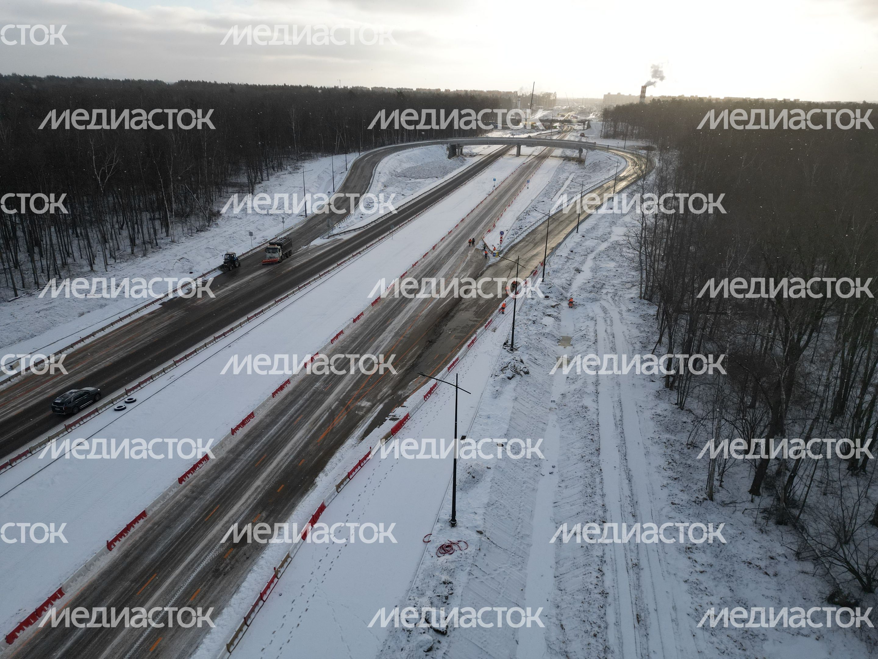 Первый участок Южно-Лыткаринской автомагистрали открыли в Ленинском округе