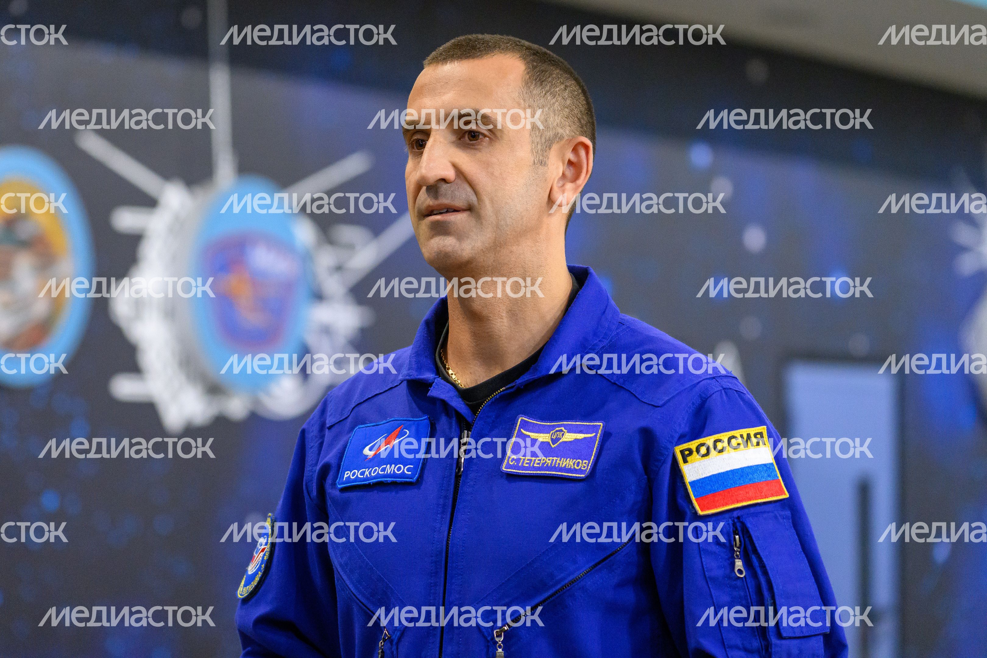 Космонавт Роскосмоса Сергей Тетерятников на комплексной тренировке в Центре подготовки космонавтов Звездного городка Космонавт Роскосмоса Сергей Тетерятников на комплексной тренировке в Центре подготовки космонавтов Звездного городка