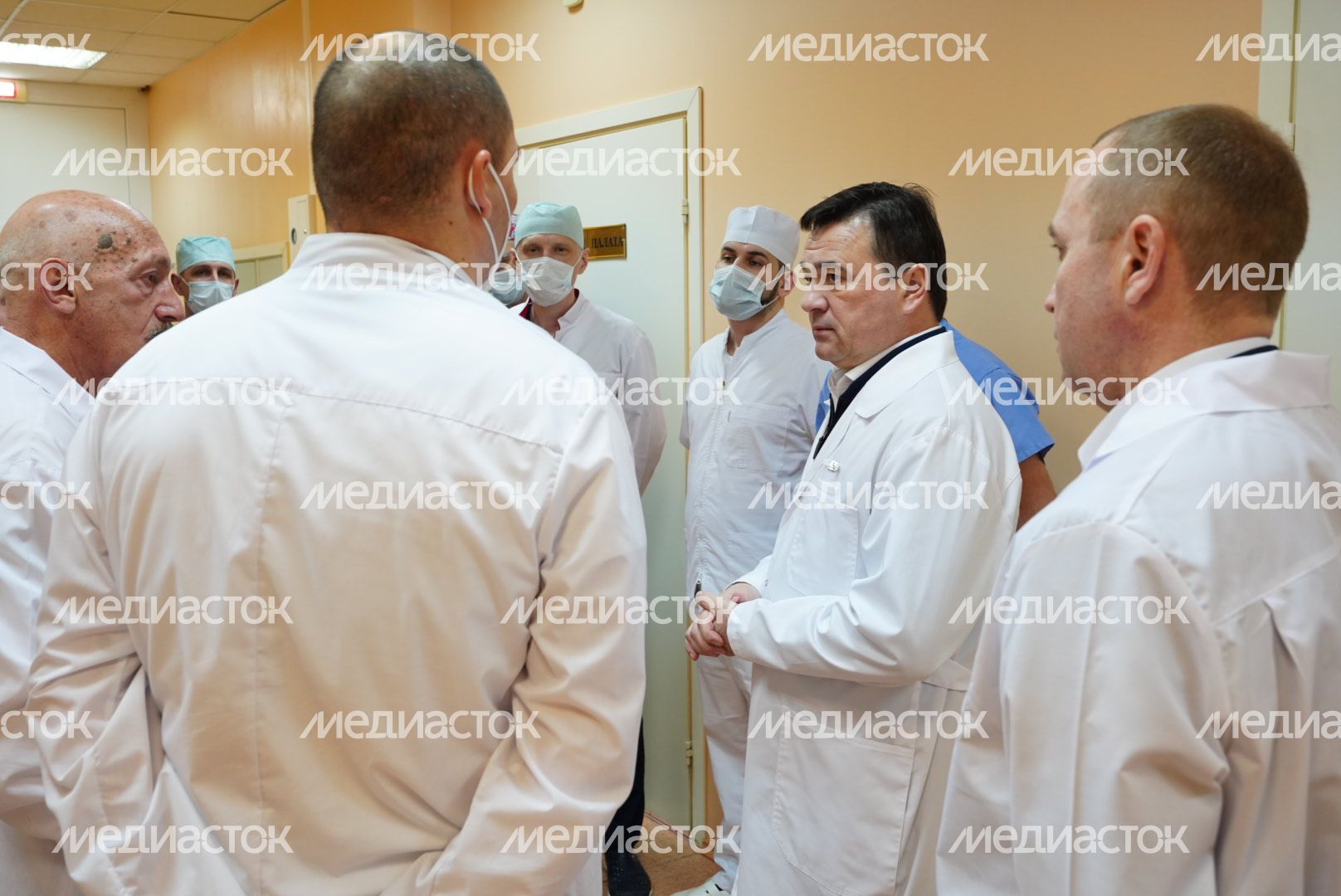 Посещение Губернатором Подмосковья Воскресенской областной больницы