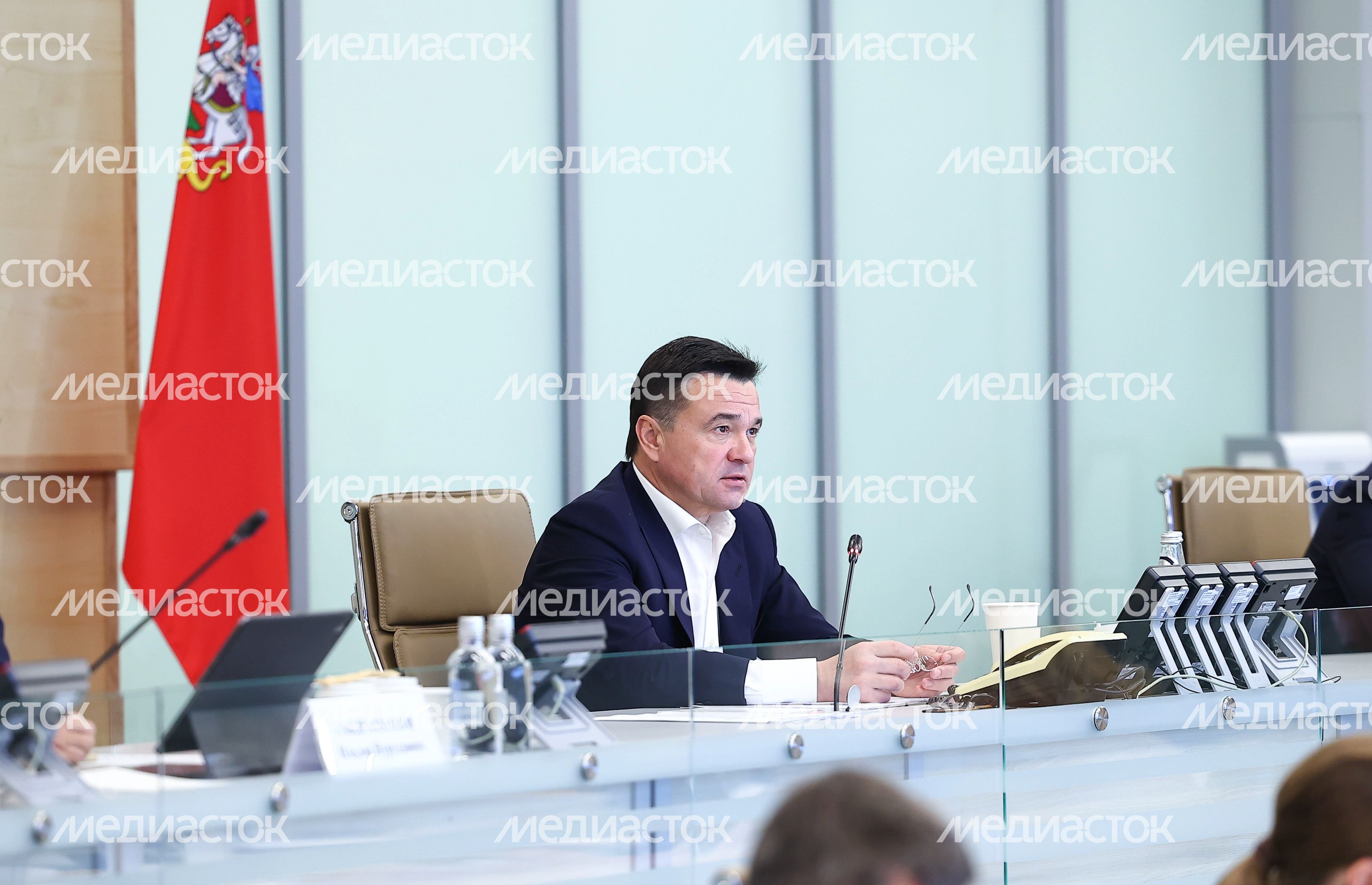 Еженедельное совещание Губернатора Подмосковья с областным правительством и главами муниципалитетов