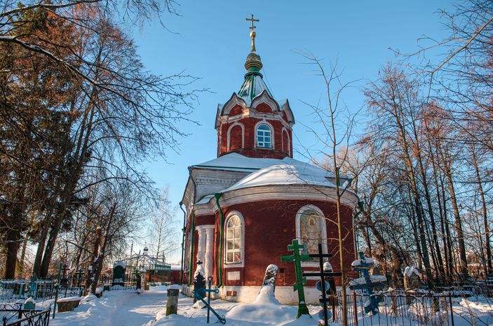 Зимние виды города Калязин